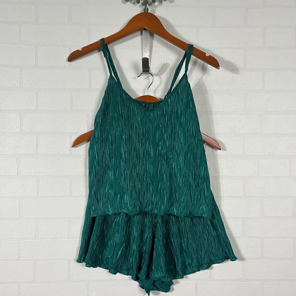 Vintage Colesce Couture Lingerie Sleep Tank Shorts womens size L